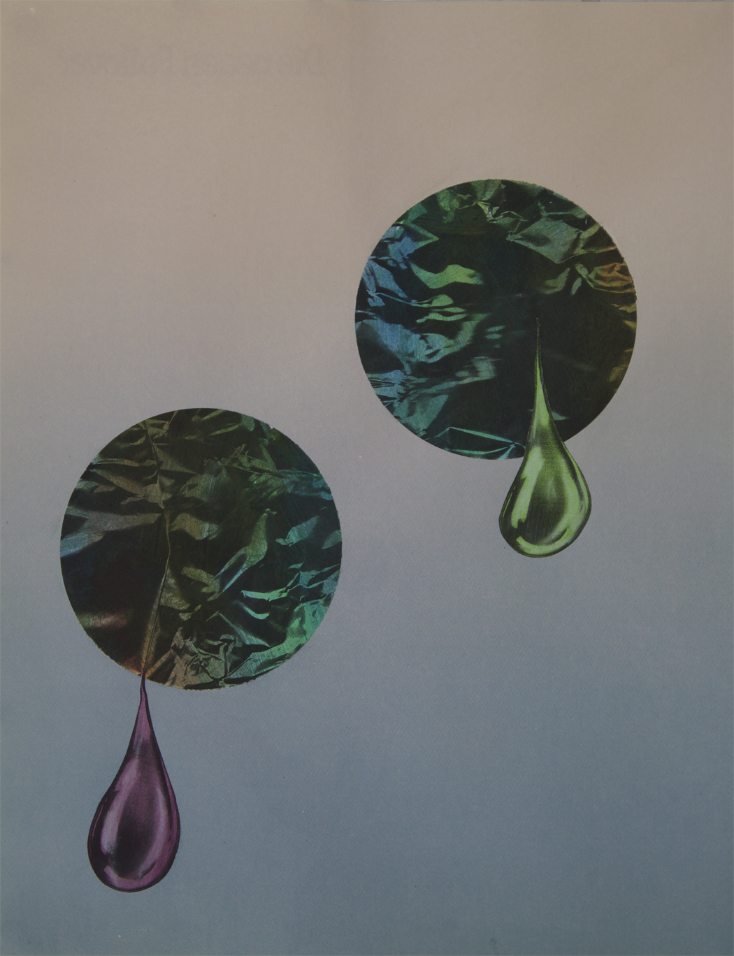 Sweating Balls (2016) Collage, Papier und Tempera auf Papier 20x26